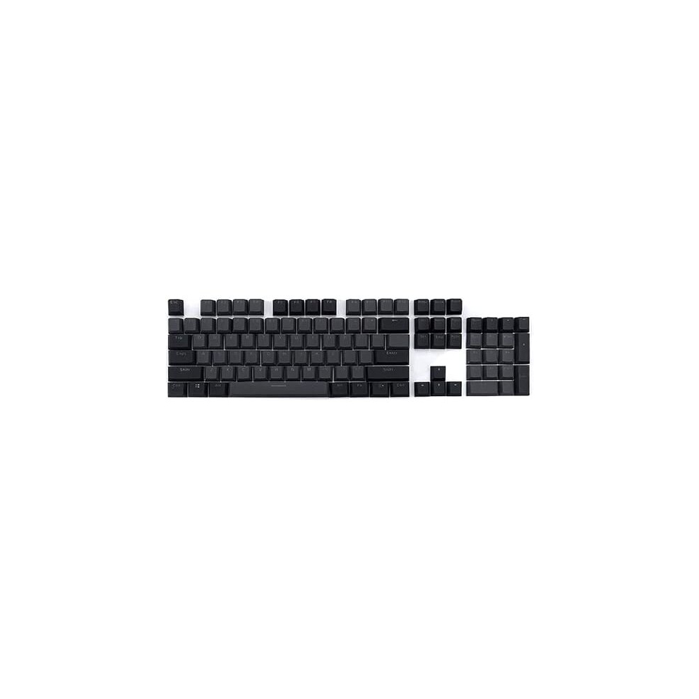 Translucent Double Shot Pbt 104 Keycaps Backlit For Cherry Mx Keyboard Switch + Gray/Black 7651018185154