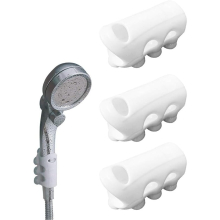 Self-Priming Shower Head Bracket, 3 Pcs Used for Bathroom Suction Cup Wall Rack Without Drilling