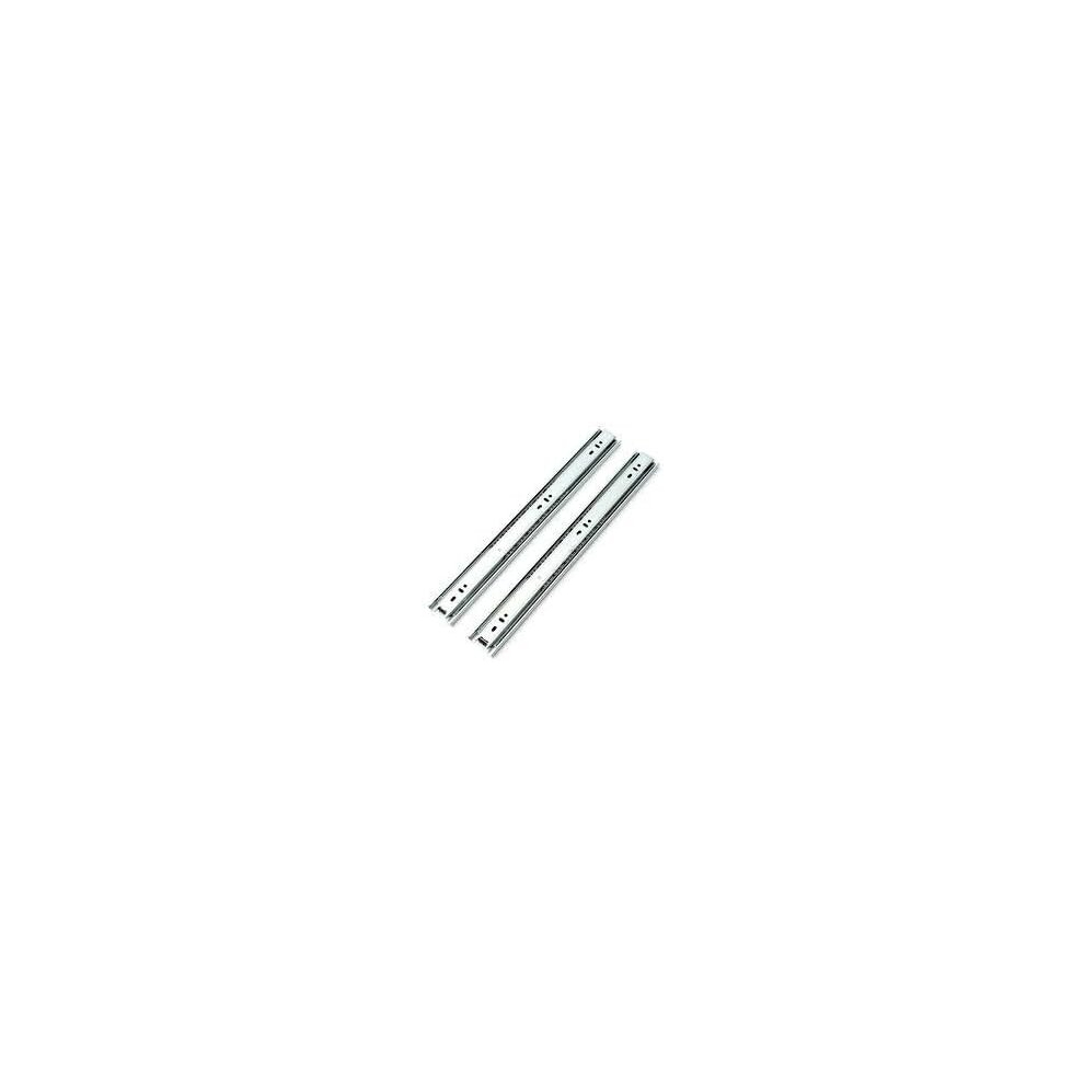 1 Pair 400 Mm Drawer Runners Groove Ball Bearing Metal Draw Slides 45Mm Heavy Duty 7651018185451