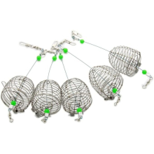 Fishing Bait Trap Cage Feeder Basket Holder Lure Fish Accessories