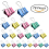 78 Pcs Binder Clips, Assorted Sizes and Colors 1