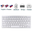 Russian Keyboard,Ultra-Thin Keyboard,78 Key Multi-Functional Wireless Bluetooth Keyboard for iOS/Mac/Android/Windows 4