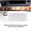 Russian Keyboard,Ultra-Thin Keyboard,78 Key Multi-Functional Wireless Bluetooth Keyboard for iOS/Mac/Android/Windows 5