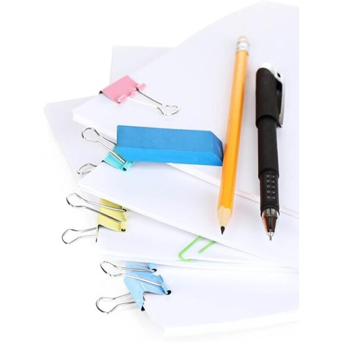 78 Pcs Binder Clips, Assorted Sizes and Colors 1