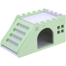 Lovely Wooden Hamster House Toy Small Animals Pet Mini Viewing Platform Creative and Useful