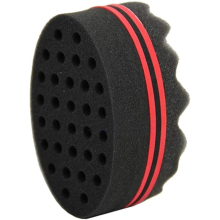 Hair Small Wave Twists Magic Sponge Brush for Locking Coil Afro Curl Barber Tool Black Durable and Useful