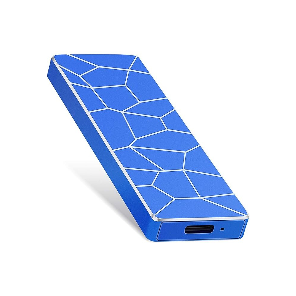 External Hard Drive 1TB 2TB 4TB,Portable Hard Drive External Type-C USB 3.0 for PC, Laptop and Mac (2TB Blue)