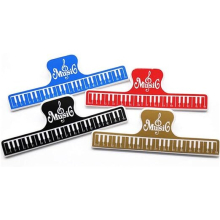 4 Pcs Music Score Clips Note Sheet Music Holder Piano Printing Clip for Piano Guitar Violin Decor