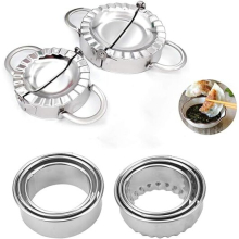 8 Pack Stainless Steel Dumpling Maker and Dough Press Dough Cutter, Dumpling Pie Ravioli Mould Pastry Maker Tool for Cooking Kitchen Accessories#4