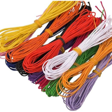 12 Colors Assorted Beading String Cords Round Elastic Cord Bracelet Elastic, 48 Yards