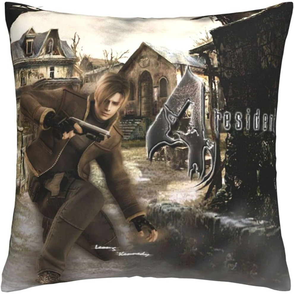 Resident Evil Cushion Covers Comfy Pillow Cases Square Throw Pillow Cover Soft Pillowcase For Sofa Bedroom Home Car