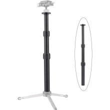 Universal Telescoping Extension Pole Monopod Rod for Ronin S/SC/Crane 2 Gimbals Cameras Tripods, 1/4 and 3/8 Screw Switchable (21.5cm to 46cm)