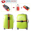 Luggage Straps Suitcase Belts TSA Approved Adjustable Travel Luggage Strap Packing Belt with 3-Dial Combination Code Security Locks 6