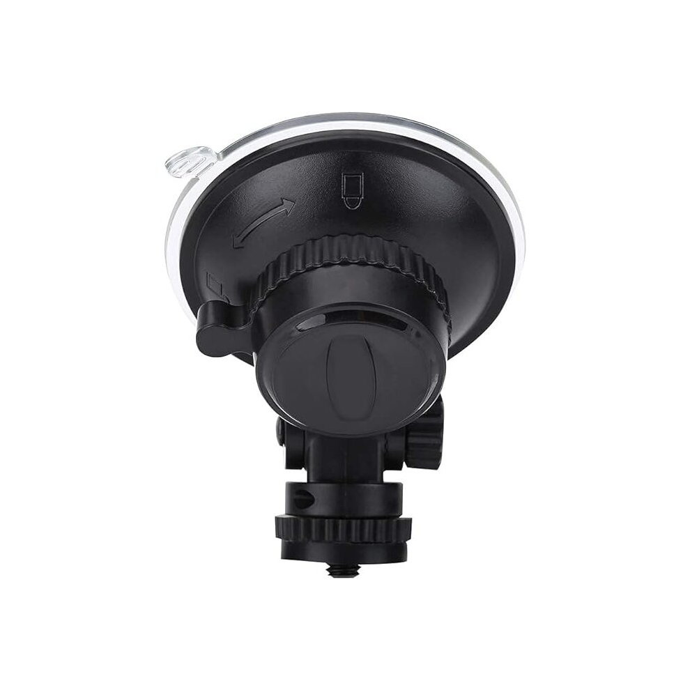 Suction Cup For Gopro, Plastic Strong Car Suction Cup Mount Action Camera Accessory With A Standard 1/4'' Screw, For Sjcam/For Xiaomi/For Soocoo Black 7651018183679