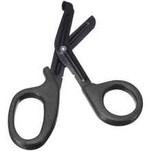 Bandage Shears 7 1/4", Medical Stainless Steel Titanium Bonded Scissors, EMT Trauma Scissors for Emergency Use, Tactical Stealth Black
