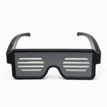 10 Modes Display Quick Flash Led Party Glasses USB Charging Luminous Glasses Christmas Grand Event Party Decorations Toy