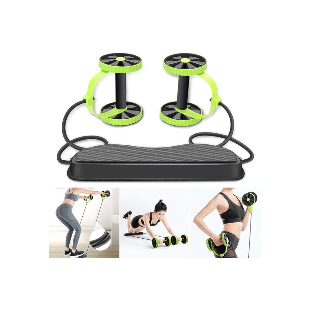 Fitness Equipment Ab Roller Wheel Abdominal Muscle Trainer Wheel Arm Waist Leg Exercise Fitness Gym Exerciser 