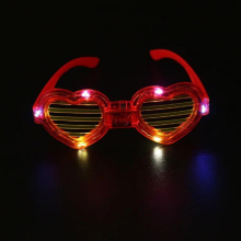 1pcs Flash Luminous Star Love Blinds Hollow Out Glasses Disco Dancing Party Girl Boy Women Men Toy Birthday Gift