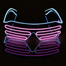 LED Glasses Portable Party Nightclub Disco Flashing Adults Eyeglasses Birthday Glowing Women Men Goggles