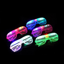 directly 5pcs/lot Led Light Plastic Glasses Flashing Mask Toys For Christmas Birthday Party Decoration