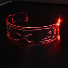7 Decorative Luminous Glasses Colorful Luminous Neon LED Light Up Eyeglasses For Bar KTV Halloween Christmas Party Decor