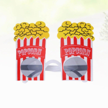Eyewear Party Novelty Glasses Costume Sunglasses Popcorn Christmas Funny Decorative Carnival Eyeglasses Holiday Shape
