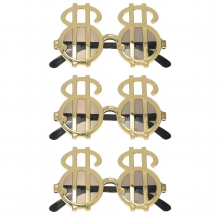 Glasses Party Dollar Sunglasses Sign Money Eyeglasses Funny Props Photo Costume Shaped Rapper Cosplay Carnival Hop Dj