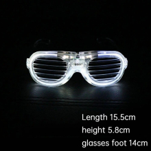 Led Glasses Luminous Light Neon Flash Sunglasses Birthday Wedding Glow In The Dark Party Supplies Halloween Party Photo Props