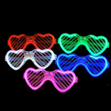 Led Luminous Light Glasses 5pcs/set Bar Concert Props Fluorescent Glow Night Photo Props Plastic Bachelor Birthday Party Decor