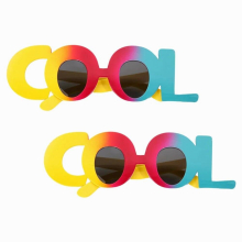 2pcs Letter Glasses Taking Creative Eyewear Photography Sunglasses Photo