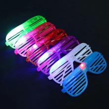 5PCS Pairs Random Hot Glitter Party LED Light Glasses Christmas Birthday Halloween Party Decoration Supplies Glow Glasses