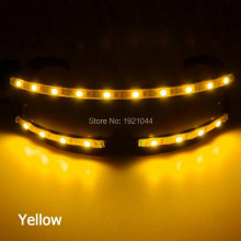 arrival LED Party Glasses 10 Colors Optional LED Light up Glasses Costume Glasses Decorations
