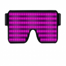 LED luminous Glasses Love Douyin Birthday Party Sunglasses Bundy Flash Booster Glasses Props