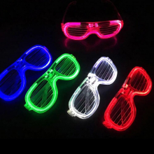 LED Flashing Glasses Glow In Dark Neon Flash Party Sunglasses for Christmas Year Birthday Party Decoration Props Adult Kids