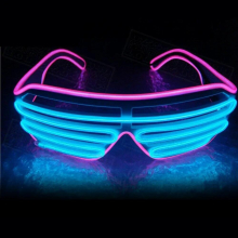 Novelty LED Glasses Light Up Flashing Luminous Glasses Night Event Birthday Party Bar Glowing Supplies 9 Colors