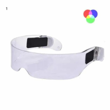 Glasses LED Luminous Eyeglasses Acrylic Light Up Sunglasses Halloween Decoration