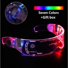 Colorful Luminous Glasses Holiday Performance Props ???? ???????????? Music Bar KTV Party Decoration Led Goggles