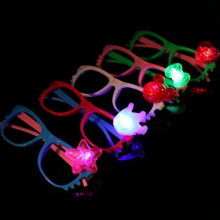 1PC Flashing Glasses LED Glasses Glowing Dance cosplay Party Supplies Lighting Novelty Gift Light Glow Sunglasses Props