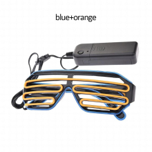 LED Glitter Glasses For Party Light Up Shades Flashing Eye Glasses Christmas Activities Party Night Decor Glowing Eyewear