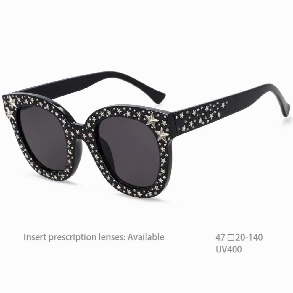 45261 Anti-Blue Plastic Transparent Spectacle Frame Stars Anti-Fatigue Computer Eyewear Frame for Women Glasse Eyeglasses
