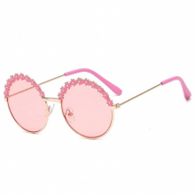 flower Sunglasses childrens round childrens Metal Sunglasses childrens glasses