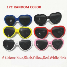 Love Heart Shaped Effects Glasses Lights Become Love Image Diffraction Glasses Colorful Sunglasses
