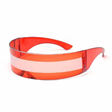 Funny Futuristic Wrap Around Monob Costume Sunglasses Mask Novelty Glasses Halloween Party Ring Decoration Glasses