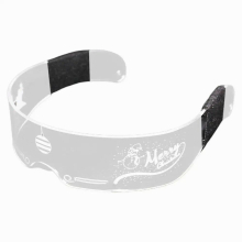 7 Colors Led Light-up Glasses Personalized Luminous Futuristic Glasses For Adults Cosplay Halloween Bar Club Party Supplies
