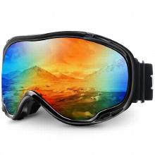 JULI Snow Goggles Winter Snow Sports Snowboard Over Goggles with Anti-fog UV Protection for Men Women mask Snowmobile Goggle M1