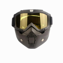 Men Women Ski Snowboard Mask Winter Snowmobile Skiing Goggles Windproof Skiing Glass Motocross Sunglasses with Mouth Filter