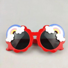 Round Sunglasses Kids Rainbow Sun Glasses Girls Children Colorful Eye Lenses Baby Shades Boys Kids Party Eyeglasses