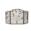 Leaf Design 3 Fold Arched Screen, Bronze 1