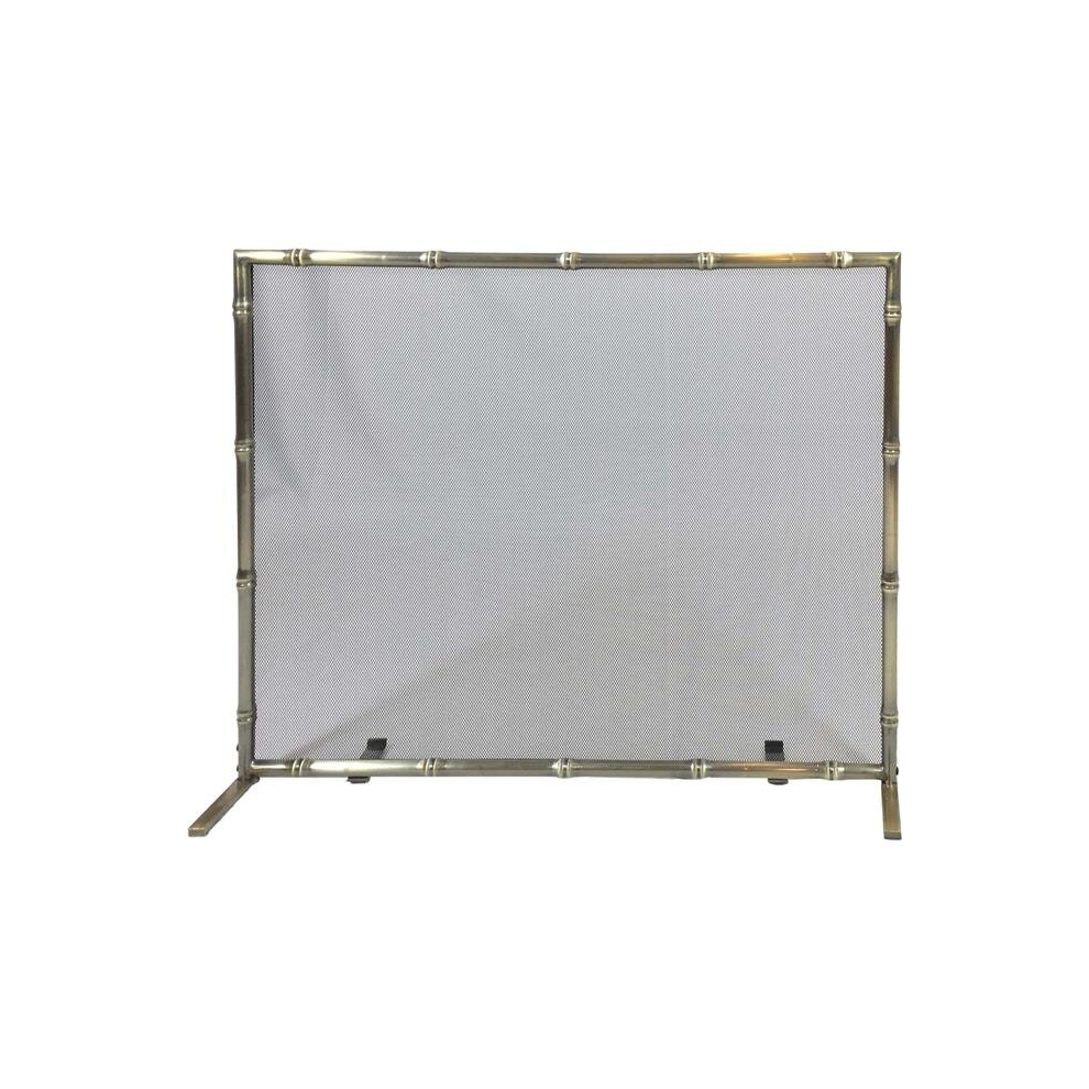Bamboo Design Panel Screen, Antique Brass-image-OPC-PCRSWCX-NEW