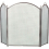 3 Fold Arched Screen, Pewter 1
